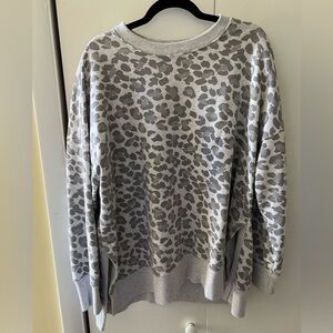 Aerie Cheetah Crewneck XL